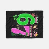 Couverture Polaire I Was 6 Now I'm 7 Year Old Birthday Witch Nk & (Devant (Horizontal))