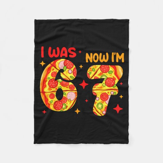 Couverture Polaire I Was 6 Now I'm 7 Zza Birthday 7 Year Old Theme (Devant)