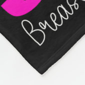 Couverture Polaire I Wear Nk For My Sister Breast Cancer Heart Ribbon (Coin)