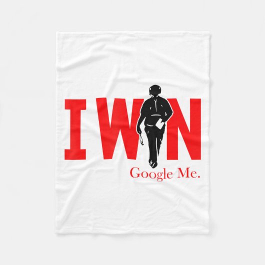 Couverture Polaire I Win Google Me Motivational Confidence Shirt  (Devant)