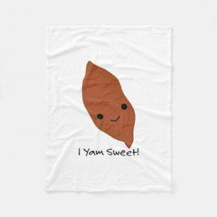 Couverture Polaire I Yam Sweet Cute kawaii Sweet Potato