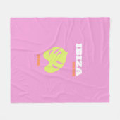 Couverture Polaire Ibiza, Preppy, Preppy Room, Rose (Devant (Horizontal))