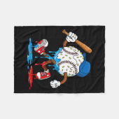 Couverture Polaire Ice Cream Drip Baseball Sts Baseball Lifestyle Boy (Devant (Horizontal))