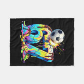 Couverture Polaire Ice Cream Drip Soccer 67 Six Seven Funny Gen Alpha (Devant (Horizontal))