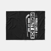 Couverture Polaire Ice Hockey Feels Like A Penalty Box Kind Of Day Fu (Devant (Horizontal))