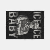 Couverture Polaire Ice Ice Baby Retro Funny Trump  (Devant (Horizontal))