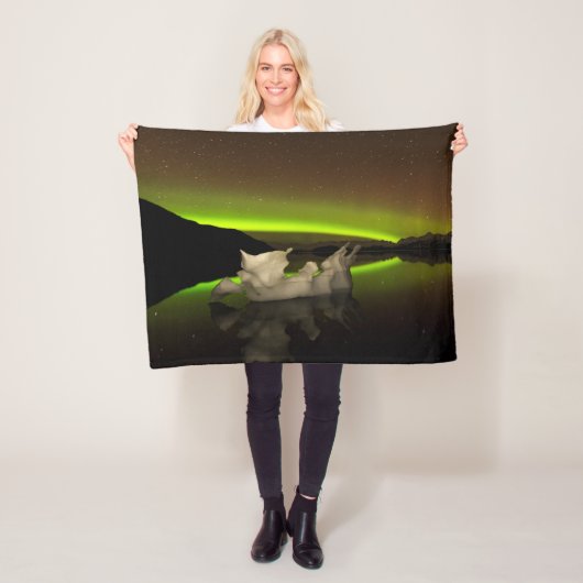 Couverture Polaire Iceberg Aurora (En situation)