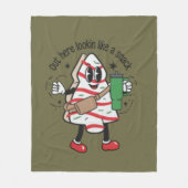 Couverture Polaire Ici, On Dirait Un Snack Gâteau De Noël (Devant)