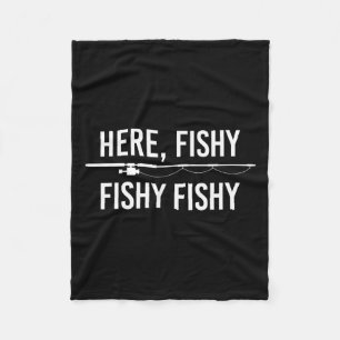 Couverture Polaire Ici Poisson Poisson Drôle Pêche Papa Pêcheur Pêche