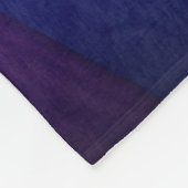 Couverture Polaire Icicules bleus Nom personnalisé (Coin)