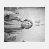 Couverture Polaire Icône amérindienne : Sitting Bull, chef Lakota (Devant (Horizontal))