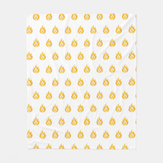 Couverture Polaire Icône de flamme de feu minimaliste Graphique esthé