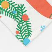 Couverture Polaire Icône Noël, Nouvel An. Ventilation des vacances d' (Coin)