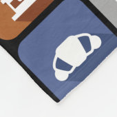 Couverture Polaire Icônes de café graphique (Coin)