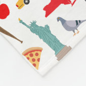 Couverture Polaire Icônes de New York (Coin)