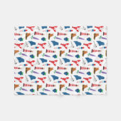 Couverture Polaire Icônes du Maine (Devant (Horizontal))