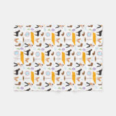 Couverture Polaire Icônes du Tennessee (Devant (Horizontal))