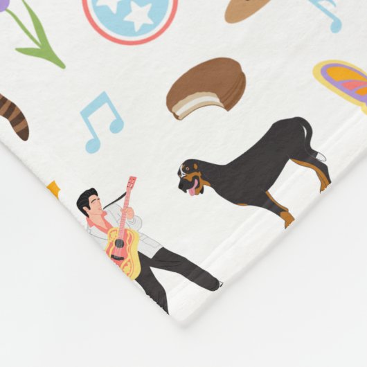 Couverture Polaire Icônes du Tennessee (Coin)