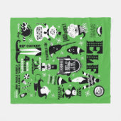 Couverture Polaire Icônes Elf et citations de films (Devant (Horizontal))