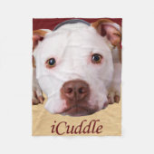 Couverture Polaire iCuddle Pitbull (Devant)