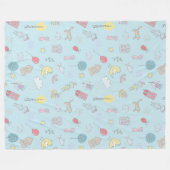 Couverture Polaire ID360 de l'ensemble mignon tiré à la main (Devant (Horizontal))