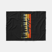 Couverture Polaire Idaho Forest Sunset Trees Cabin Theme Souvenir  (Devant (Horizontal))