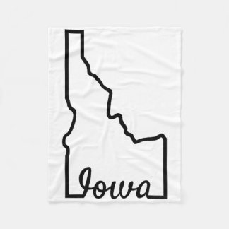 Couverture Polaire Idaho Iowa Géographie Drôle Mélange Plaisanterie É