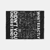 Couverture Polaire Idée cadeau scientifique drôle physicien maths phy (Devant (Horizontal))