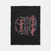 Couverture Polaire Idées amusantes de la journée d'appréciation des e (Devant)