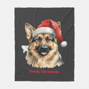 Couverture Polaire Idées de cadeaux de Noël pour chien berger alleman