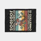 Couverture Polaire If Guillermo Can't Fix - Mexican Spanish Name (Devant (Horizontal))