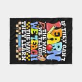 Couverture Polaire If They Can't Learn The Way We Teach Sped Teacher (Devant (Horizontal))