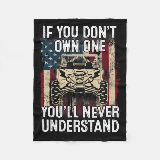 Couverture Polaire If You Dont Own One Youll Never Understand Utv A  (Devant)