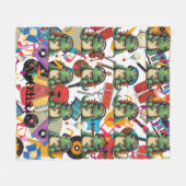 Couverture Polaire Iguana Écouter la musique Imprimer (Devant (Horizontal))