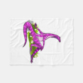 Couverture Polaire Iguanodon Montre Sa Beauté Naturelle. (Devant (Horizontal))