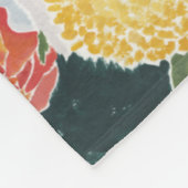 Couverture Polaire III floral de minuit (Coin)