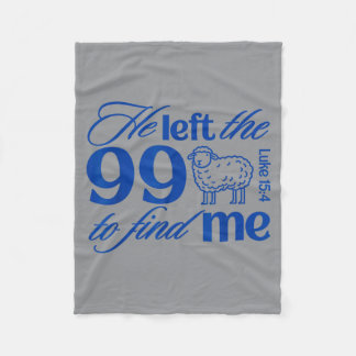 Couverture Polaire Il a quitté les 99 pour me trouver Luc 15_4 Chréti