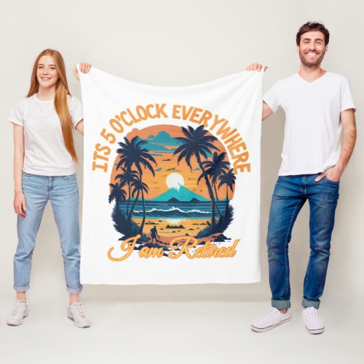 Couverture Polaire Il est 5 heures partout où je suis retraité (En situation)