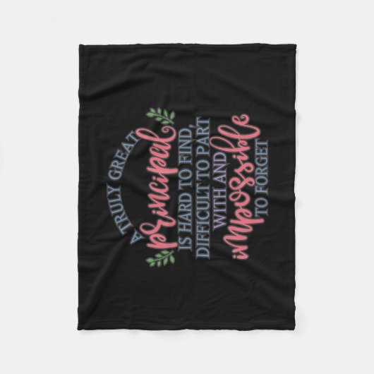 Couverture Polaire Il est difficile de trouver un principal vraiment  (Devant)