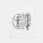 Couverture Polaire Il est difficile de trouver un professeur vraiment (Devant)