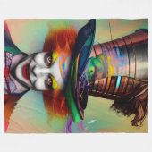 Couverture Polaire Il est fou (Devant (Horizontal))