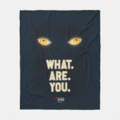 Couverture Polaire IL Joue Les Yeux "Quoi.Es.Vous." (Devant)