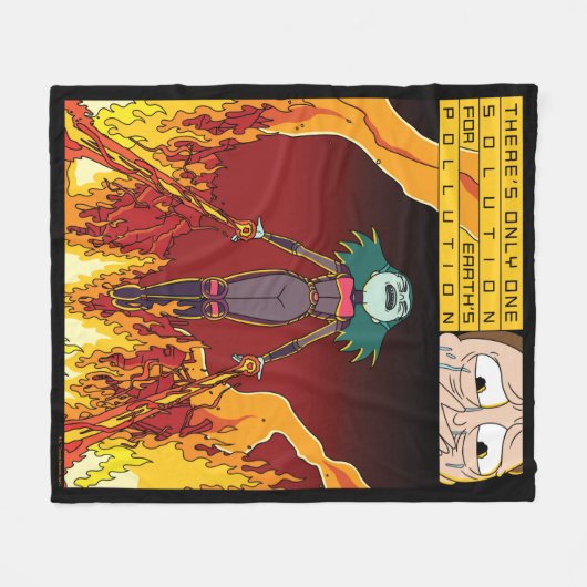 Couverture Polaire Il n'y a qu'une seule solution pour la pollution d (Devant (Horizontal))