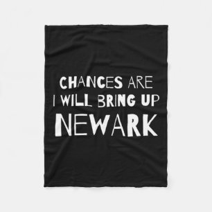 Couverture Polaire Il y a des chances que j'évoque Newark New Jersey