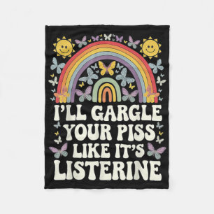 Couverture Polaire Ill Garger Votre Comme Son Listerine Funny Adult H