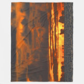 COUVERTURE POLAIRE ILLUSION DU COUCHER DE SOLEIL (Devant)