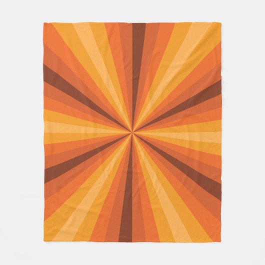 Couverture Polaire Illusion optique Blanche polaire orange (Devant)