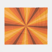 Couverture Polaire Illusion optique Blanche polaire orange (Devant (Horizontal))