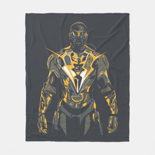Couverture Polaire Illustration Black Lightning (Devant)