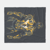 Couverture Polaire Illustration Black Lightning (Devant (Horizontal))